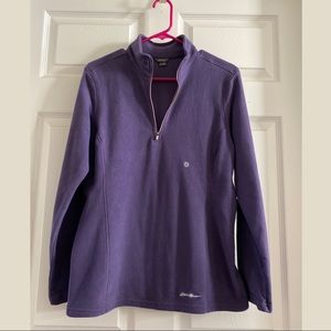Eddie Bauer Quarter Zip Fleece sz M